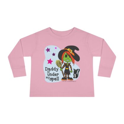 Witch / Daddy is Under my Spell - Toddler Long Sleeve Tee